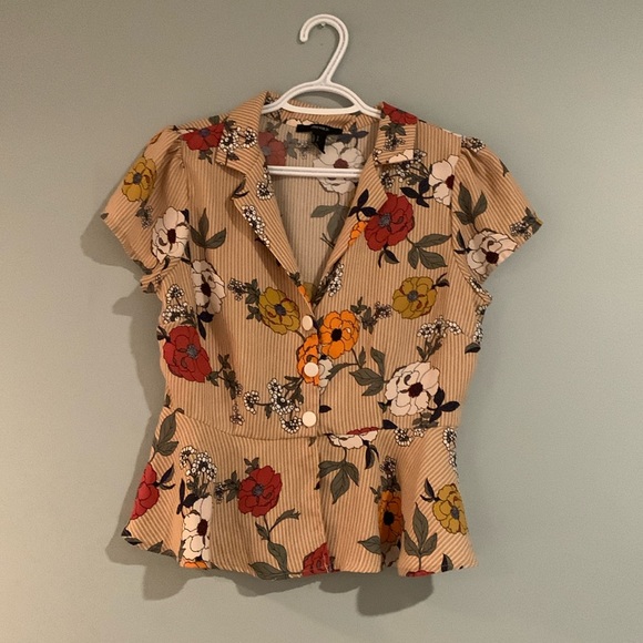 Forever 21 floral Blouse - Picture 1 of 3